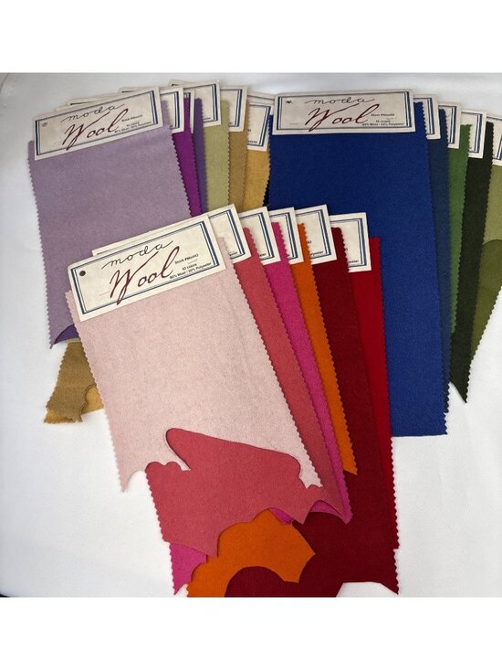 Moda Wool Other - Moda Wool Fabric Swatches Wool Craft Quilting Rug Making